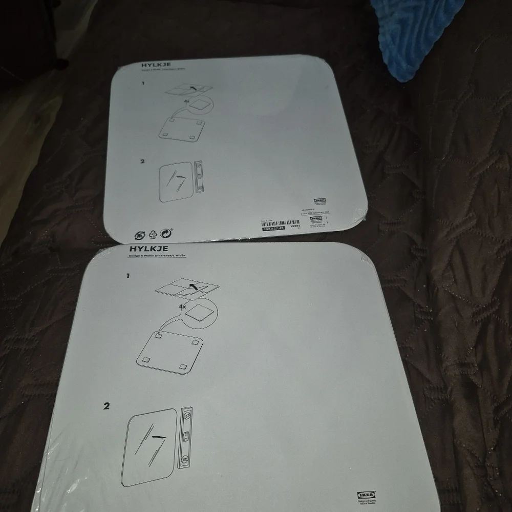 2 Vintage IKEA HYLKJE mirrors